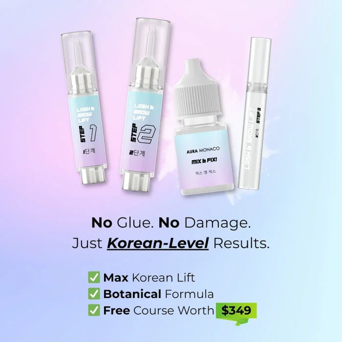 FULL Korean Lash Lift Kit + FREE Course (Limited Time Offer)